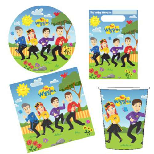 The Wiggles 40 Pc Party Pack - Click Image to Close